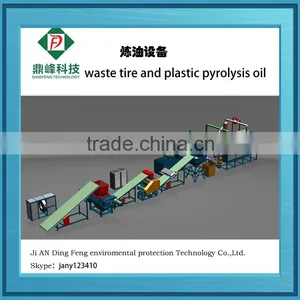Jiangxi Dingfeng Latest Automatic Environmental Waste Tire Recycling for Fuel Oil thumbnail-3