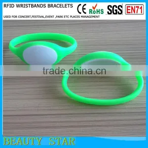 Logo Customized NFC Silicone Bracelets ,for Festival Use NFC Silicone Bracelets thumbnail-4