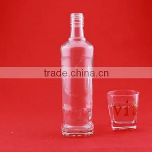 Popularity Cheap Frosted Vit Bottles 700ml Botellas de Vidrio Licores 750 ml Cork Glass Bottle 700ml thumbnail-2