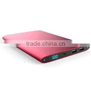 Ultra Thin Portable Metal Power Bank With High Capacity 20000mah Super Slim Charger With LED Torch thumbnail-5