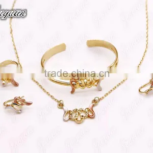 2016 China Wholesale Fashion Crystal Children's Jewelry Set thumbnail-1