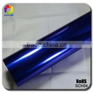 TSAUTOP 1.5*20m 1.52*30m/20m 2016 New Style Chrome Mirror Gold Car Wrap Sticker Car Wrapping thumbnail-6