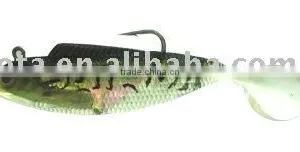 Soft Shad Fishing Swimbait Imbeded Lead and Hooks Fishing Lure thumbnail-1