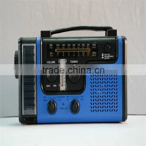 Portable With Muilti-band 2015 Hot Sale Solar Dynamo Radio Solar Powered Flashlight Radio thumbnail-4