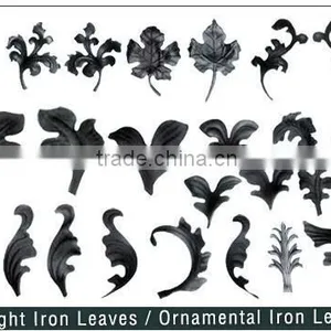 Cast Steel Grape and Leaves Staircase Wrought Iron Components Design thumbnail-1