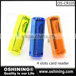 Top Quality With Factory Price Multi 4slots Card Reader for SD (OS-CR105) thumbnail-1