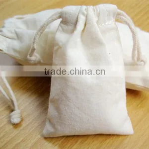 Wholesale Special Packaging Style Fashionable Muslin Handbag Drawstring Bag thumbnail-3