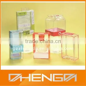 Guangzhou Factory Clear Transparent Cosmetic Folding Pvc Box(ZDPVC11-047) thumbnail-1