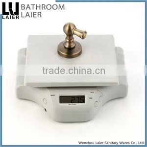 Simple Modern Kitchen Zinc Alloy Antique Bronze Finishing Bathroom Sanitary Items Wall Mounted Double Robe Hook thumbnail-6