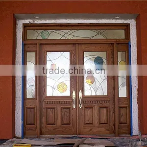 Luxury Restaurant Entrance Wood Doors thumbnail-1
