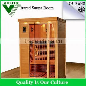 New &amp; Hot Selling---luxury Full Spectrum Red Glass Heater Far Infrared Sauna Room Indoor Dry Sauna Room thumbnail-1