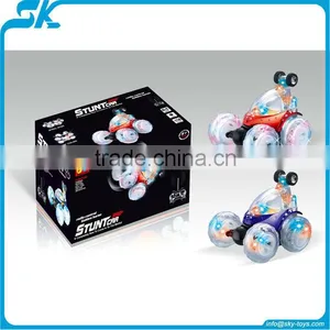 !4ch rc Stunt Car Remote Control Car Nine Lights rc Tumbler Stunt Cartoy Car thumbnail-1