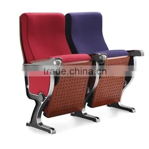 Solid Wood Aluminum Theater Chair/Aluminum Cinema Chair/Aluminum Theater Seating YA-02V thumbnail-1
