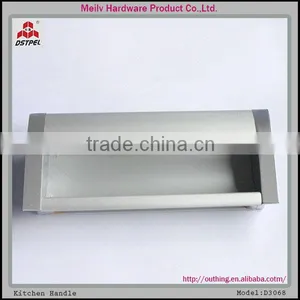 China Manufacturer Aluminum+Zinc Alloy Door Hidden Handle D3068 thumbnail-1