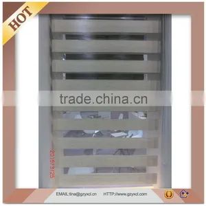 Double Sheet Semi-Opaque Horizontal Zebra Roller Blind thumbnail-1