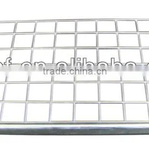 Chrome Metal Slatwall Supermarket Towel Rack thumbnail-1