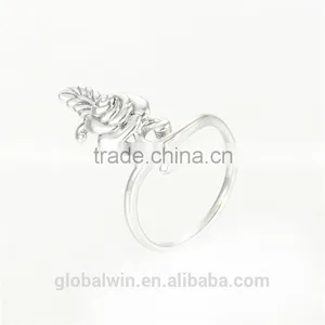 New Brand Jewelry Silver Vintage Handmade Rosary Ring thumbnail-3