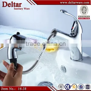Pull Down Basin Faucet, Concealed Stainless Steel Hose, Bathroom Faucet Different Design thumbnail-2