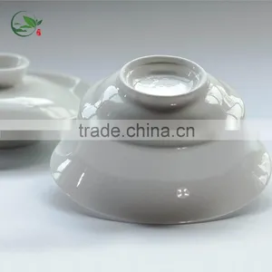 Popular Teaware Medium White Ceramic Tea Cup 120cc Gaiwan thumbnail-6