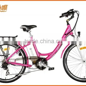 26 Inch City E-bike for Lady thumbnail-1