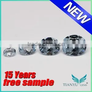 WuZhou Gems Synthetic Nano Gems Clear Aquamarine Gemstone Prices thumbnail-1