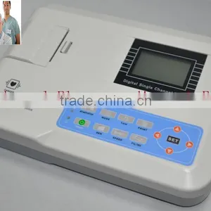 Newest Type Multi Language Portable Digital 1 Channel Electrocardiograph ECG EKG Machine With Printer CE/ISO Certified thumbnail-1