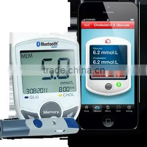 High Quality Blood Sugar Meter FDA ISO, Bluetooth Glucometer, Digital Glucometer, Glucose / Cholesterol Meter, SIFGLUCO-3.1 thumbnail-2