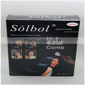 China Supplier Black Hair Shampoo Hair Color With Comb Magic Black thumbnail-3