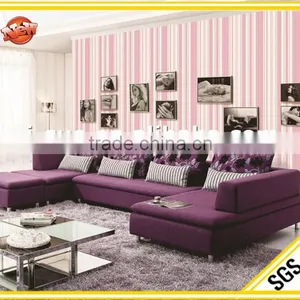 2016 Wholesale Popular Deep Embossed PVC Wallpapers Wallcovering thumbnail-1