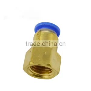 Pneumatic Pu Tube Female Quick Release Connector Brass Body thumbnail-1