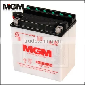Motorcycle Battery SCB14L-A2,Good Quality Dry Charged Motorcycle Battery thumbnail-1