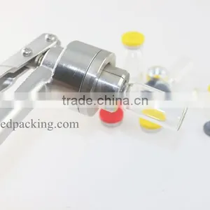 Flip off Cap Crimper 5ml Glass Clear Vial + 20mm Vial Stopper + 20mm Flip off Caps + 1pcs 20mm Vial Crimper thumbnail-3