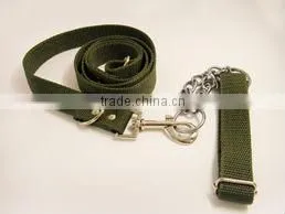 Dog Leash and Collar w/ Chain thumbnail-1