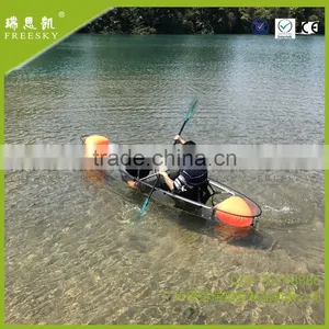 China Glass Bottom Crystal Clear Transparent Kayak for 2 Person thumbnail-3