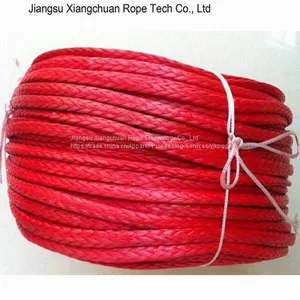Red UHMWPE Mooring Rope thumbnail-1