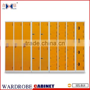 Colorful Metal 4 Doors Locker Metal Wardrobe Storage Cabinets Lockers thumbnail-1