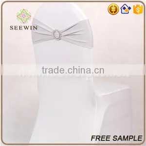 Hot Sale Beautiful Spandex Chair Sashes With Buckle thumbnail-6