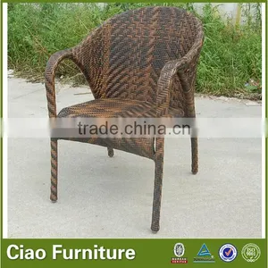 Rattan Chair Outdoor Wicker Rattan Dining Chair thumbnail-4