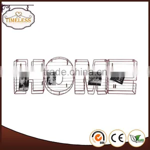 New Design Metal HOME Letter Card Holder thumbnail-1