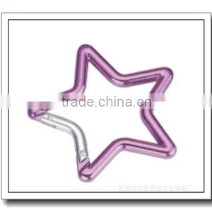 Five Star Shape Carabiner Keychain thumbnail-1