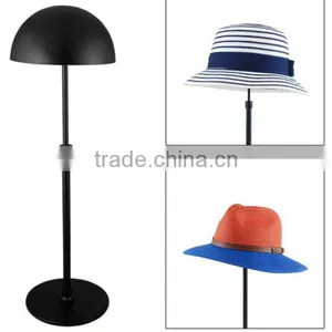 Black Metal Adjustable Hat Display Holder Rack thumbnail-1
