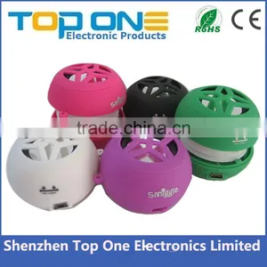 New Gadget Christmas Promotion Gift Portable Laptop Mini Hamburger Speaker thumbnail-2