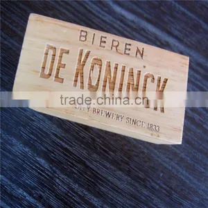 2016 New Hot Eco Friendly Restaurant Craft Gift Wholesale Decorative Bar Table Top Stand Wooden Menu Card Holder Made in China thumbnail-1