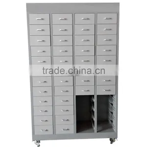 Customized Metal Lockable Medicine Cabinet on Wheels for Sale thumbnail-2