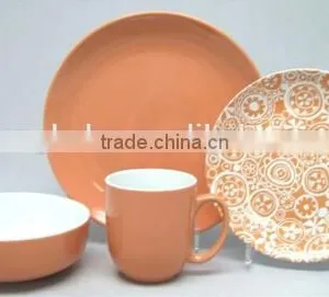 8"colorful Plate and 300ml Colorful Mug Ceramic thumbnail-3