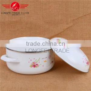 Longfei Persimmon Type Enamel Casserole Set Turkey Pot thumbnail-2