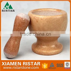 Unique Stone Marble Mortar and Pestle for Promotion thumbnail-1