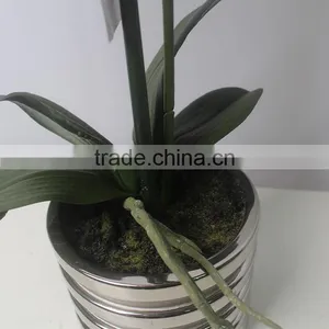 Realtouch Orchid Artificial Flower Arragements With Flowers Pots thumbnail-3