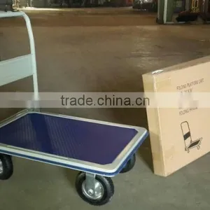 Platform Hand Truck PH300,with 8" Pnematic Rubber Wheel Caster thumbnail-2