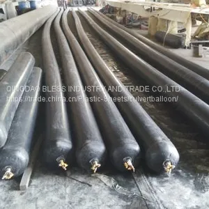 Culvert Rubber Balloon Exported to Kenya, Nigeria Inflated Balloon Used for Making Concrete Culvert thumbnail-1